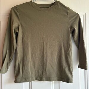 Old Navy Kids Long Sleeve Tee in Olive